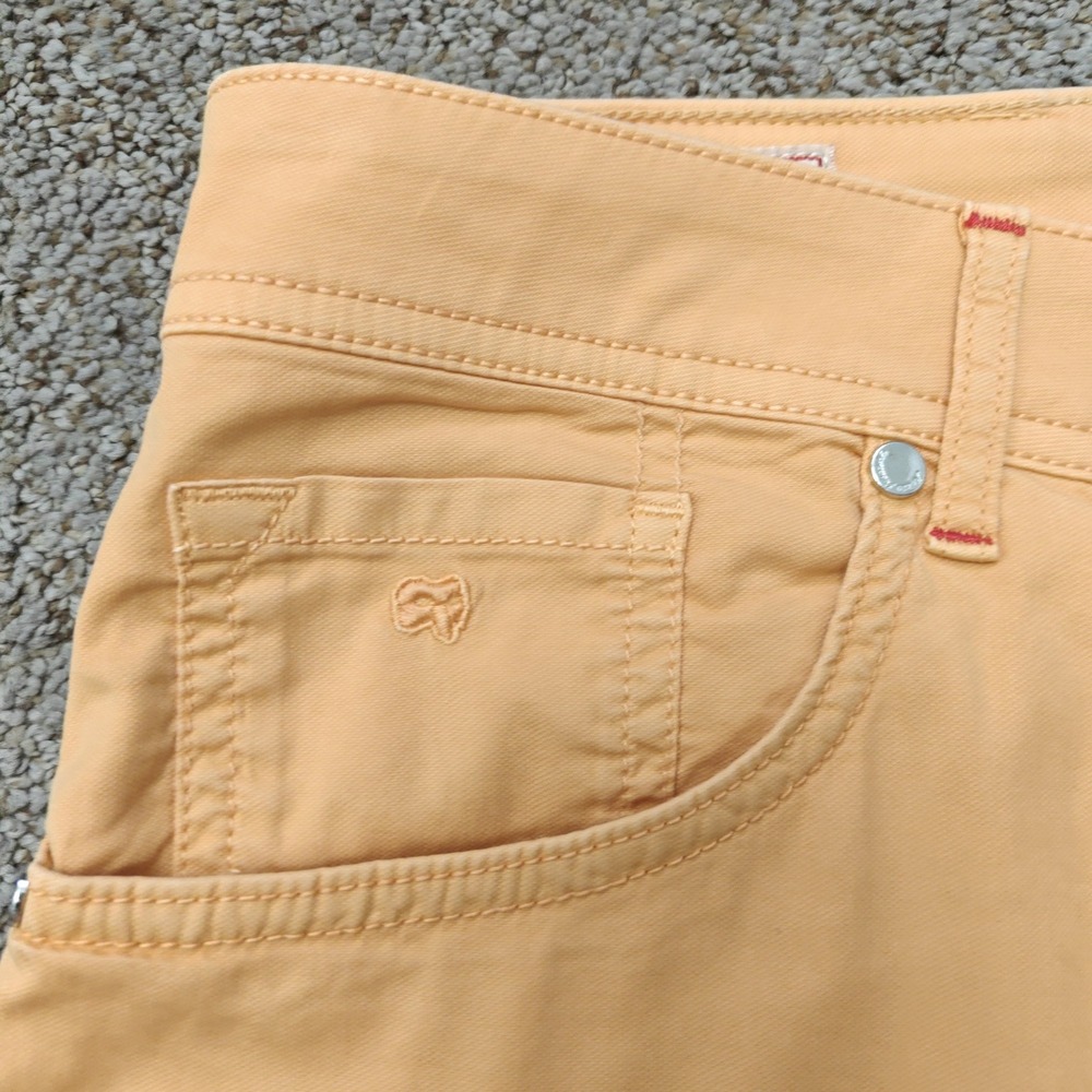MARCO PESCAROLO Mens Pants 35 Peach Cotton Silk Quiet Luxury - Picture 6 of 16
